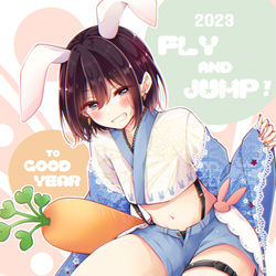 This is a pixiv picture whose title is 2023🐰♂.