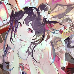 This is a pixiv picture whose title is 正月フウカ.