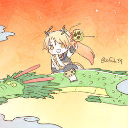 This is a pixiv picture whose title is 日●昔ば●し.