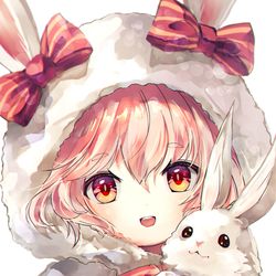 This is a pixiv picture whose title is うさぎちゃん.