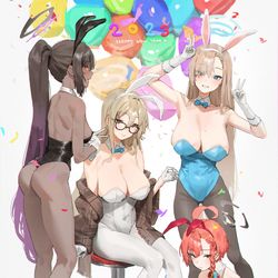 This is a pixiv picture whose title is あけおめ🐰.