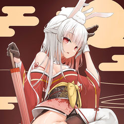 This is a pixiv picture whose title is あけおめ.