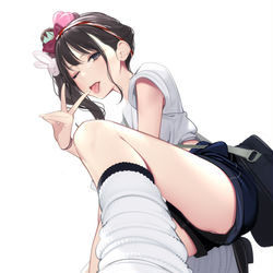 This is a pixiv picture whose title is 体育祭.