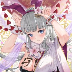 This is a pixiv picture whose title is バニー年.