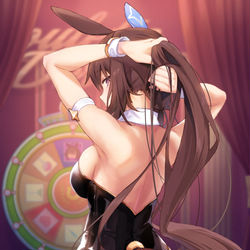This is a pixiv picture whose title is アドマイヤベガ(バニー).
