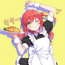 This is a pixiv picture whose title is キターン.