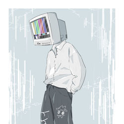 This is a pixiv picture whose title is 『エラーコード』.