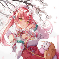 This is a pixiv picture whose title is みこち.