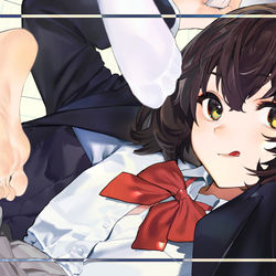 This is a pixiv picture whose title is 作業配信.