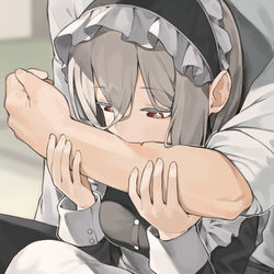 This is a pixiv picture whose title is いただきます.