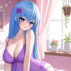 This is a pixiv picture whose title is ベビードール未來ちゃん.