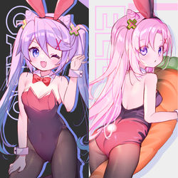 This is a pixiv picture whose title is 🐰🐰.