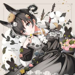 This is a pixiv picture whose title is 2023 Happy New Year.