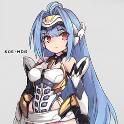 This is a pixiv picture whose title is KOS-MOS.