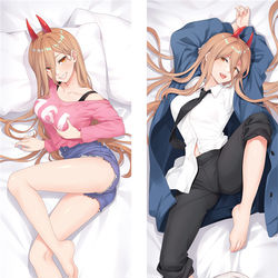 This is a pixiv picture whose title is チェンソーマン パワー Power 2WT 抱き枕カバー.
