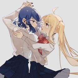 This is a pixiv picture whose title is ベーシストには近付くな.