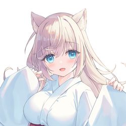 This is a pixiv picture whose title is 巫女さんな隊長！.