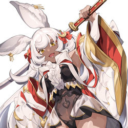 This is a pixiv picture whose title is 卯神宮の主.