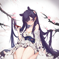 This is a pixiv picture whose title is Drunk Ina.