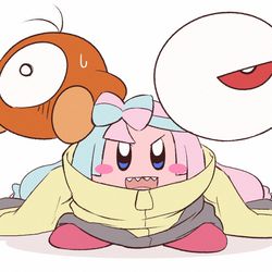 This is a pixiv picture whose title is おはこんハロぽよ～.