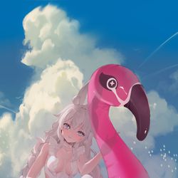 This is a pixiv picture whose title is study.