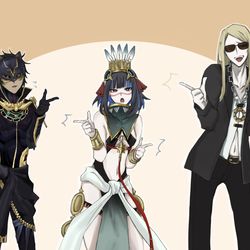 This is a pixiv picture whose title is 我らテスカトリポカ同盟.