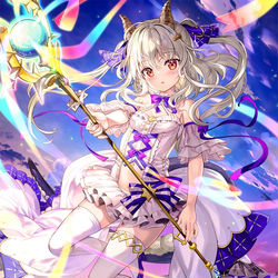 This is a pixiv picture whose title is 白の姫君.