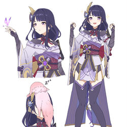 This is a pixiv picture whose title is Raiden Shogun/Ei.