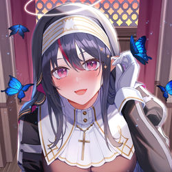 This is a pixiv picture whose title is シスターの懺悔室.