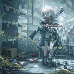 This is a pixiv picture whose title is 零元购.