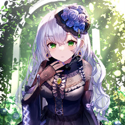 This is a pixiv picture whose title is 💜.