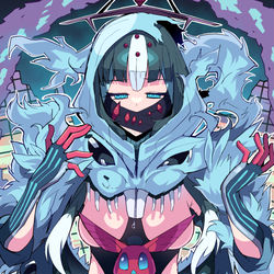 This is a pixiv picture whose title is 【轟絶女体擬人化】ハービセル.