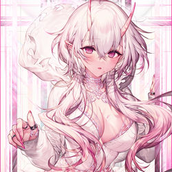 This is a pixiv picture whose title is ♡♥.