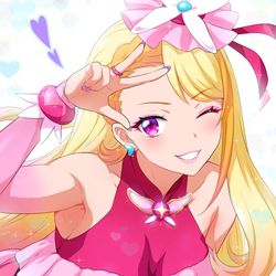 This is a pixiv picture whose title is ちょ～アゲてこっ♥キュアバタフライ.