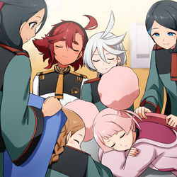 This is a pixiv picture whose title is ひとときの休息.