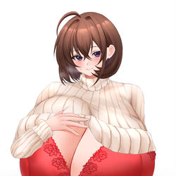 This is a pixiv picture whose title is 熱々🔥.