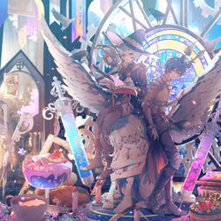 This is a pixiv picture whose title is After the Rain 7th Anniversary.