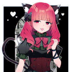 This is a pixiv picture whose title is 髪下ろしお燐.