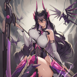 This is a pixiv picture whose title is 地上の魔女.