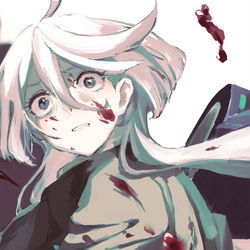This is a pixiv picture whose title is 人殺し.