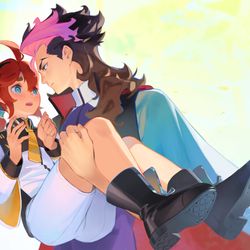 This is a pixiv picture whose title is グエスレ.