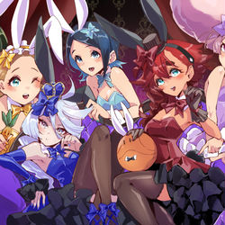 This is a pixiv picture whose title is 株式会社ガンダムバニーコスとメスガキに拷問されるボブ.