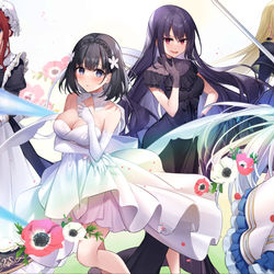 This is a pixiv picture whose title is 転生王女と天才令嬢の魔法革命.