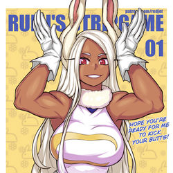 This is a pixiv picture whose title is 兎山ルミ.