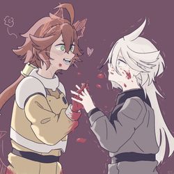 This is a pixiv picture whose title is 大狗狗找到主人了.