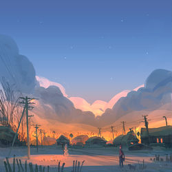This is a pixiv picture whose title is Nostalgia.