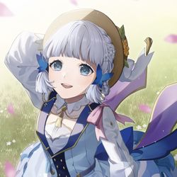 This is a pixiv picture whose title is 神里綾華.
