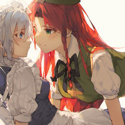 This is a pixiv picture whose title is 靠近.