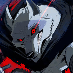 This is a pixiv picture whose title is Wolf , Death.