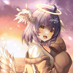 This is a pixiv picture whose title is 🌅.